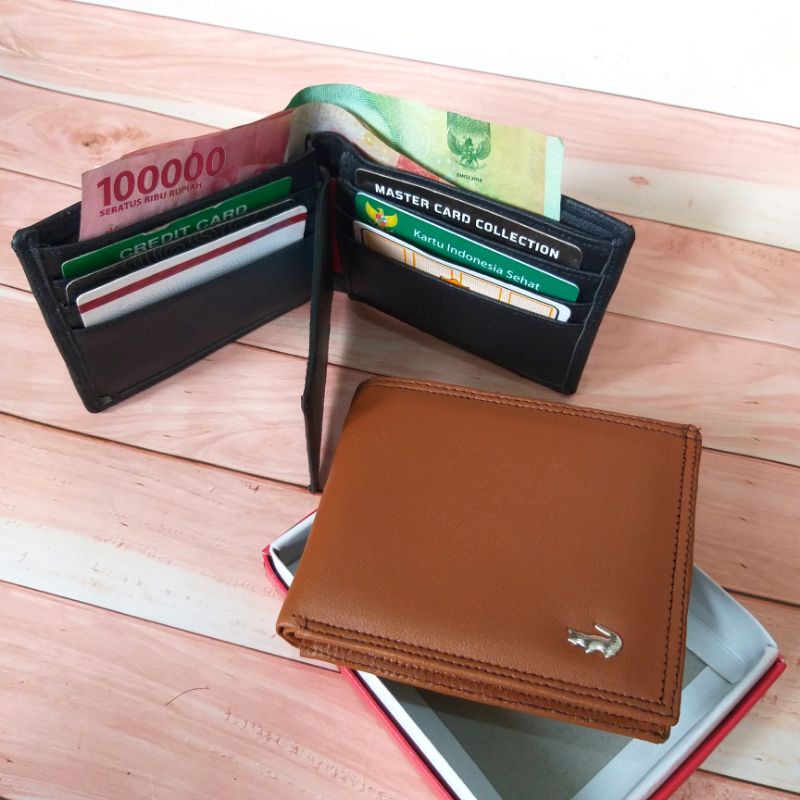 Cod/Dompet Pria Semi kulit Terlaris