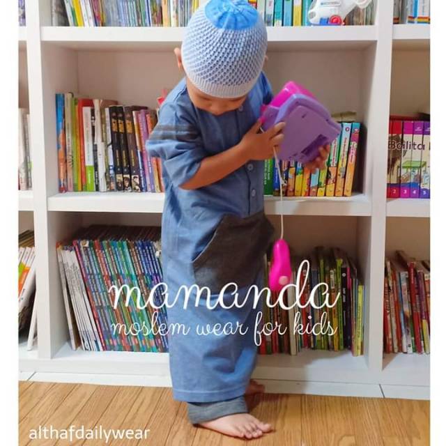 Set Koko kaos anak | ADW exclusive peacock Mamanda