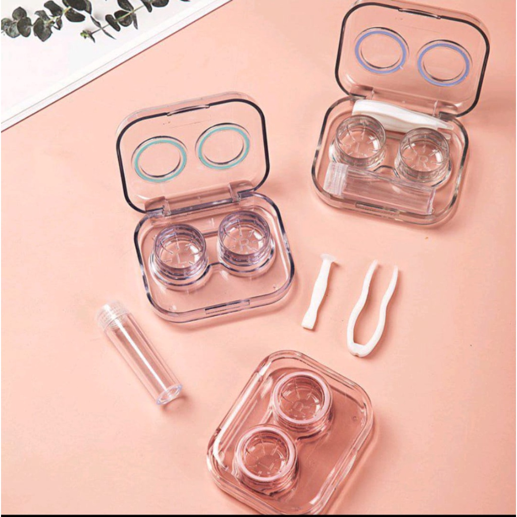 TEMPAT SOFTLENS CASE MINI TRANSPARAN