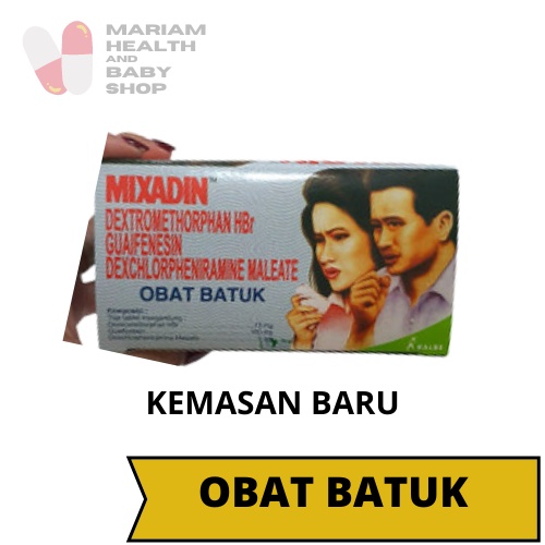 Mixadin Box isi 100 Tablet - Obat Batuk