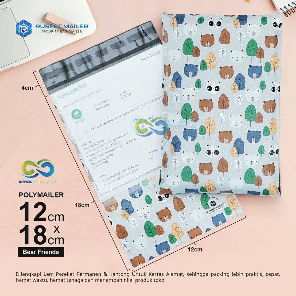 

SATUAN 12 X 18 POLYMAILER AMPLOP PACKING ONLINE SHOP u/ CASE CASING HP
