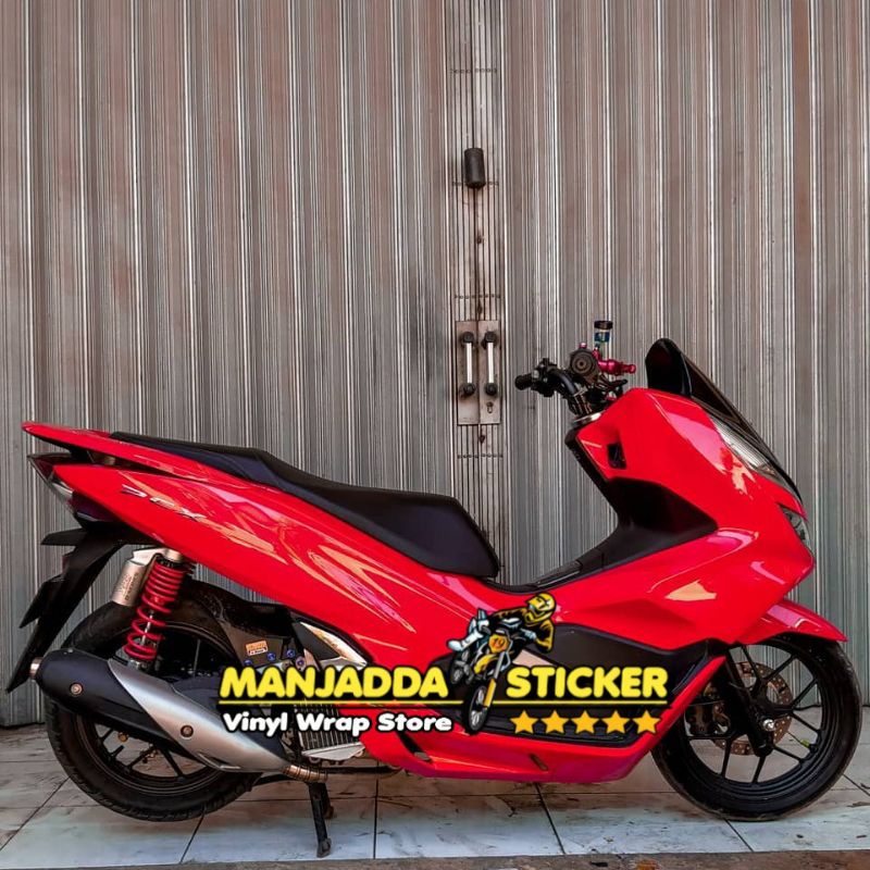 Skotlet Motor Merah Glossy Super Premium