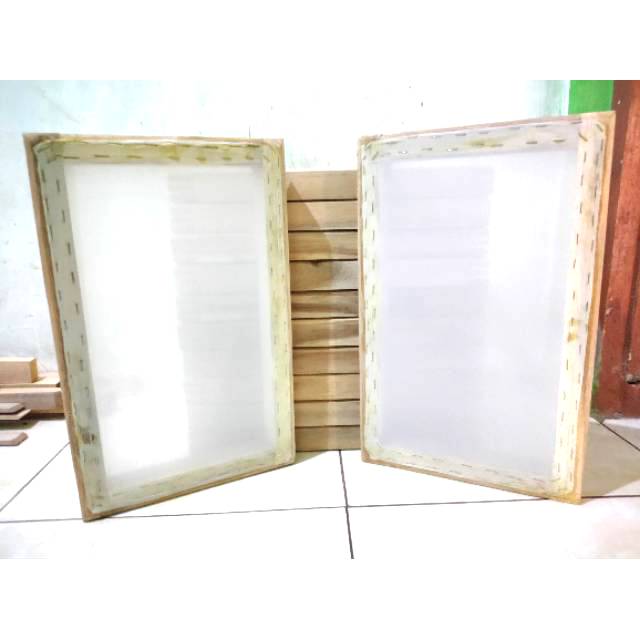 Screen Sablon Kayu/Screen Sablon Kertas/Screen Sablon Plastik/Screen Sablon Kaos/Peralatan sablon