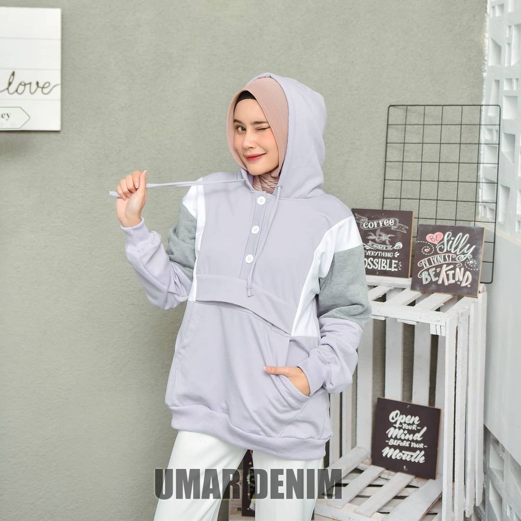 Hoodie cessa pastel model jaket terbaru wanita