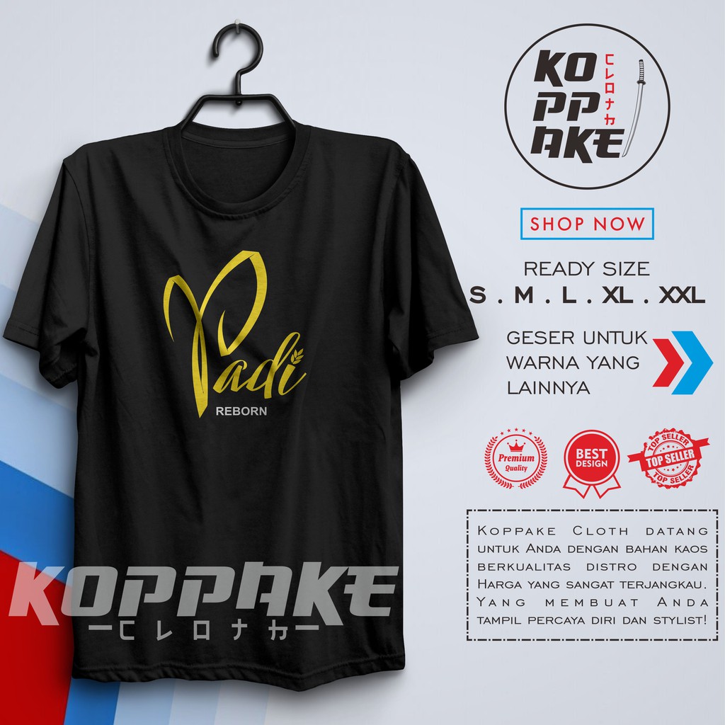Kaos Band Padi Reborn Baju Musik