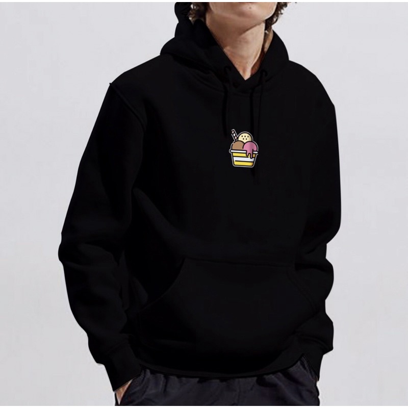 Sweater Kualitas Distro Sablon DTF SWEATER HOODIE ICE CREAM CUP ICON Sweater Crewneck Sweater Pria D