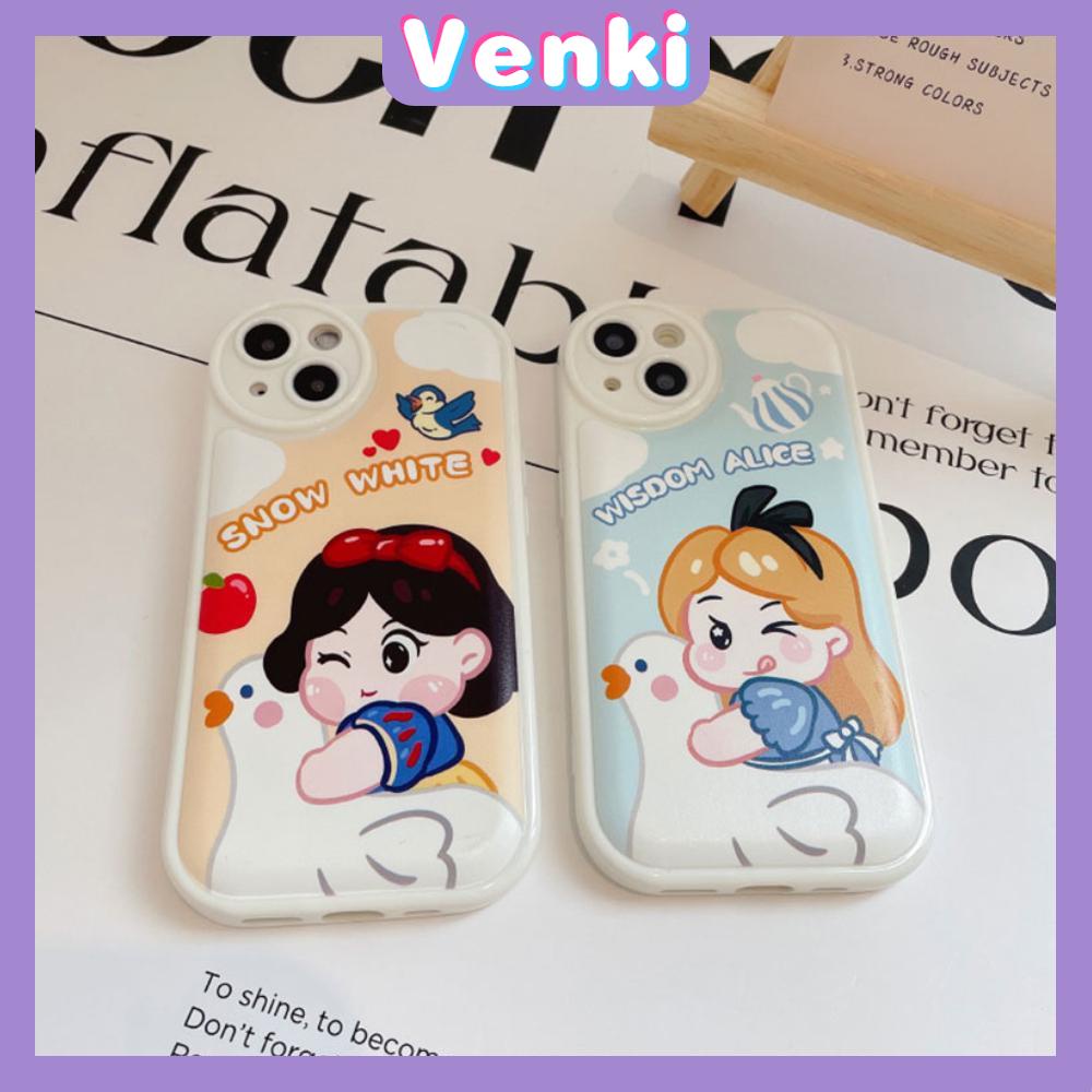 iPhone Case Silicone Soft Case TPU Airbag Shockproof Protection Camera Full Coverage Princess Cute Cartoon Compatible For iPhone 11 Pro Max 13 Pro Max 12 Pro Max 7Plus xr XS Max