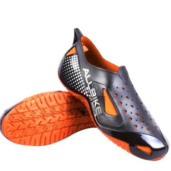 Sepatu Karet Allbike Apboots All Bike Shoes Apboot Boots Bikers Orange - 39