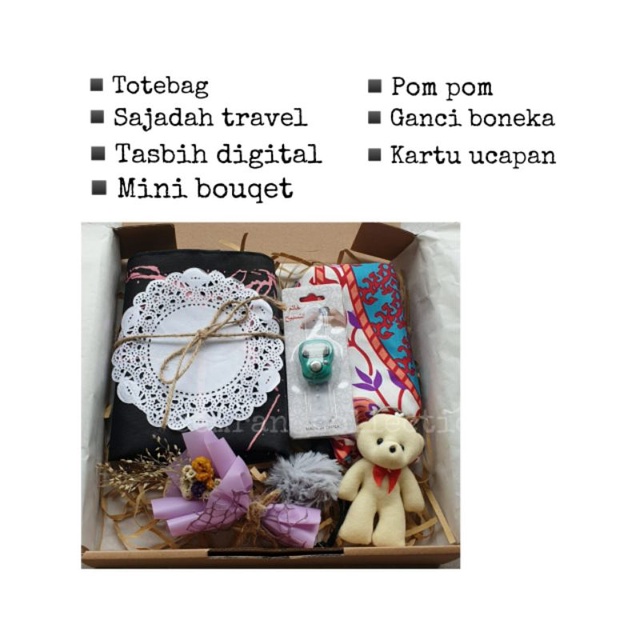 

Hampers / Gift box / hadiah ulang tahun wanita / parcel