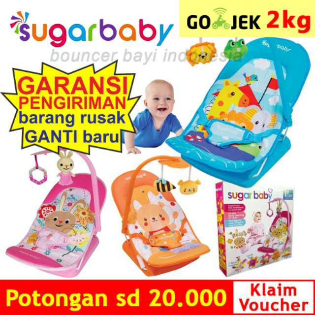 [Bouncer Bayi Indonesia] INFANT SEAT SUGARBABY KURSI JEMUR SUGARBABY Infant Seat FOLD UP Bouncer Sugar Baby bouncer kecil kursi getar bouncer Sugarbaby 1st Class Infant Seat-Kursi Bayi-kursi lipat bayi