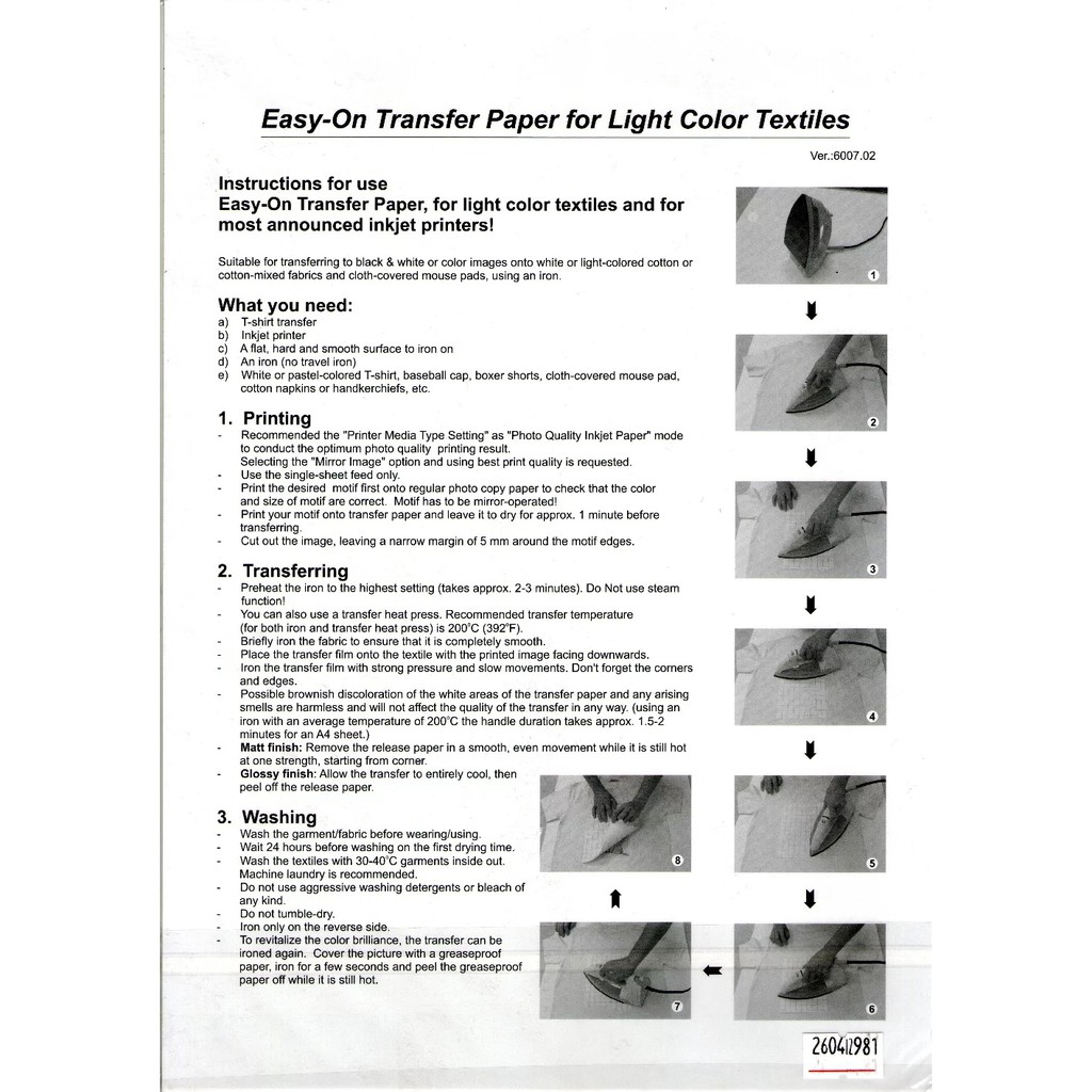 Transfer Paper Light Size A4