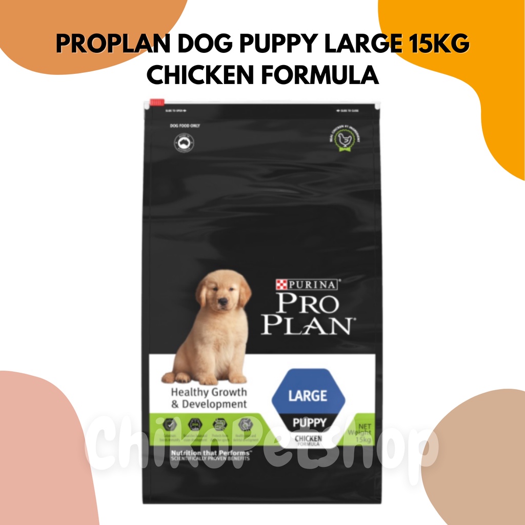 PRO PLAN Dog Puppy Healthy Growth &amp; Development Large Chicken Proplan 15 Kg