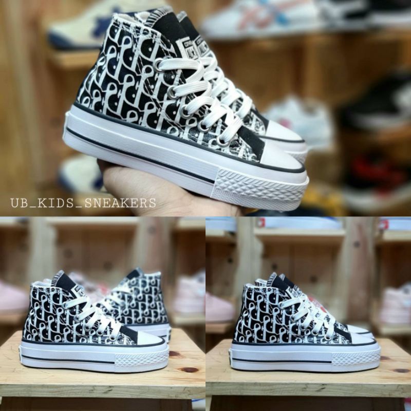 SEPATU ANAK CONVERSE X DIOR BW