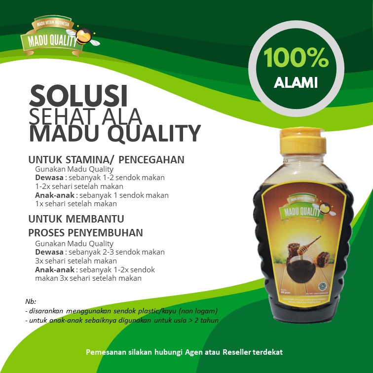 

Paket Madu Quality 3 botol Madu Hitam Pahit Original