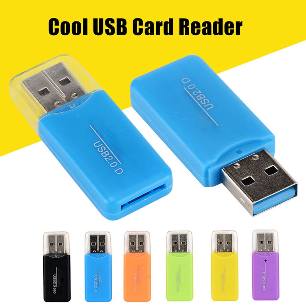 Adaptor Card Reader Memori TF Micro Digital Mini USB 2.0 Untuk Laptop