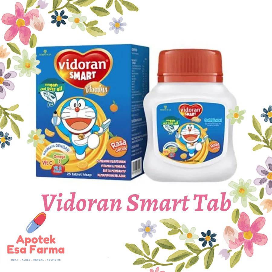 Jual Vidoran Smart Orange Tablet 25 tablet / Vitamin Anak Shopee