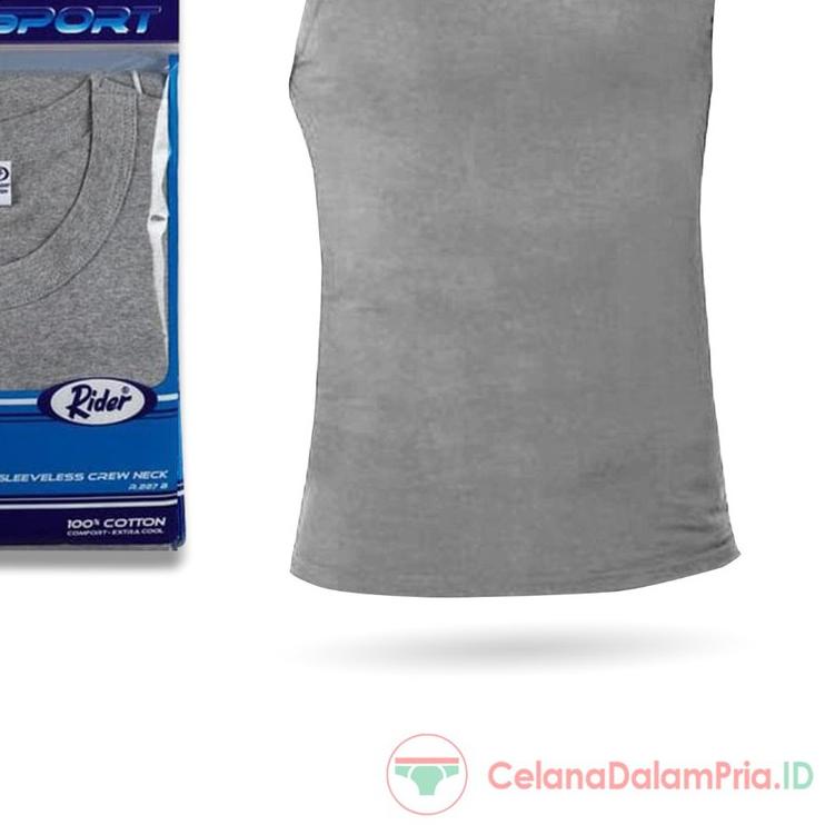 ℮ Rider Sport R227B Kaos Dalam Pria Sleeveless O-Neck ☊