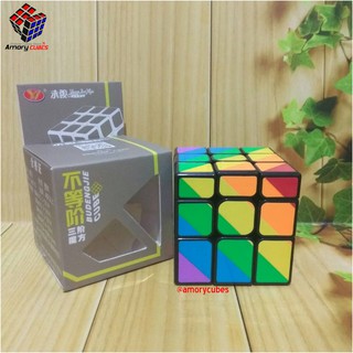 Rubik Mirror Yongjun Inequilateral 3x3x3 Blackbase / Rubik Murah