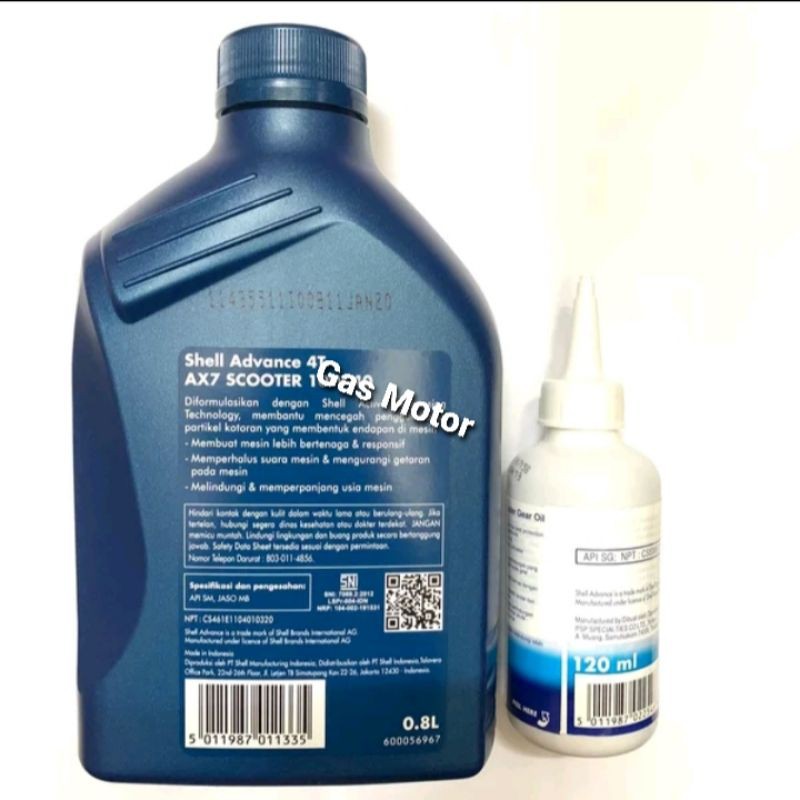 Paket Olo Shell Advance Ax7+Gardan Matic Orisinil