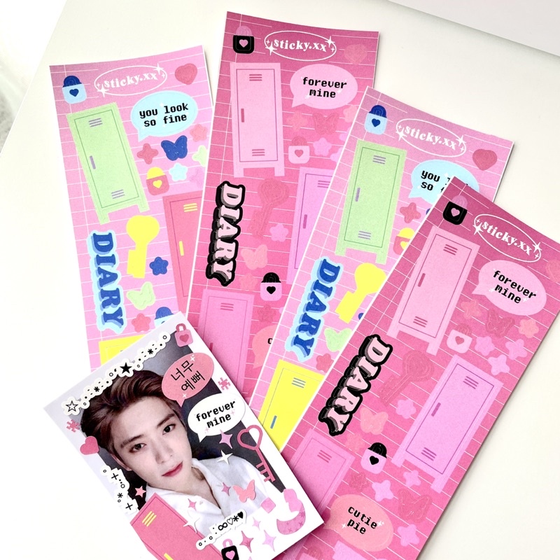 mini locker | deco stickers by sticky.xx