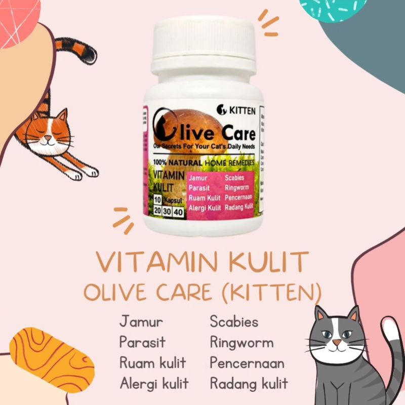 VITAMIN KULIT KITTEN OLIVE CARE