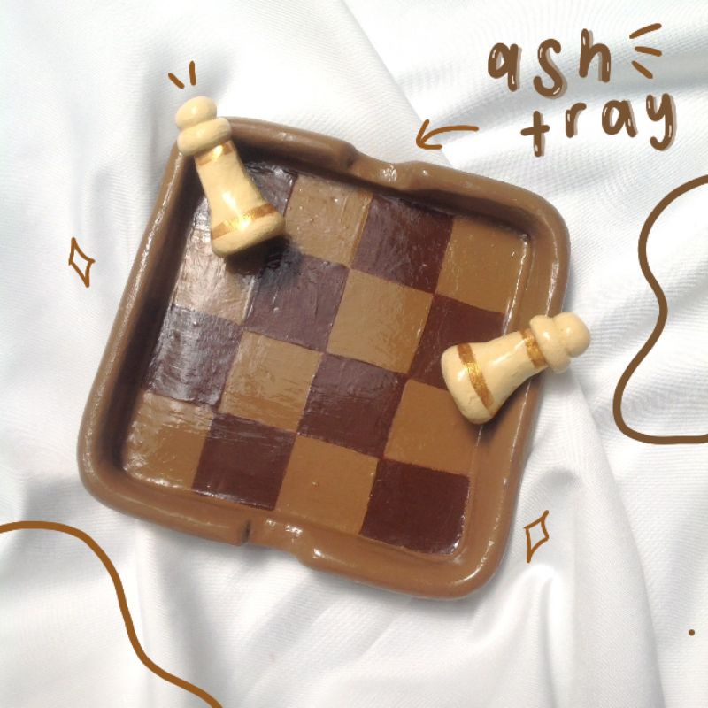 Chess Board Ashtray | onyour__clay