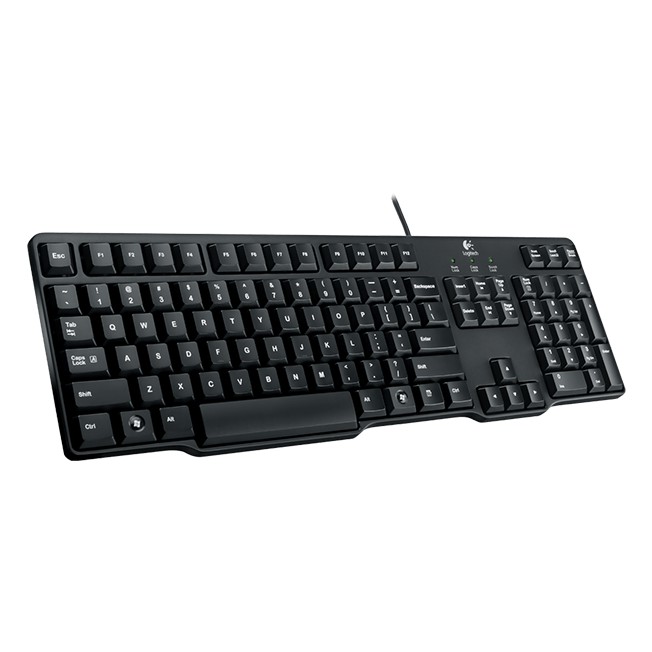 Logitech Keyboard K100, K 100, K-100 Kabel Ps2