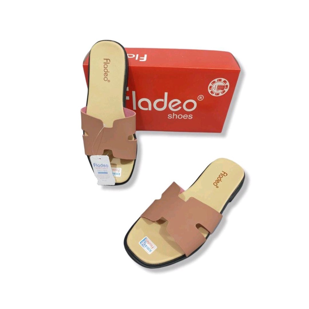 Sandal wanita terbaru / Sandal Fladeo / sandal flat / sandal flat wanita / Slip Sandal