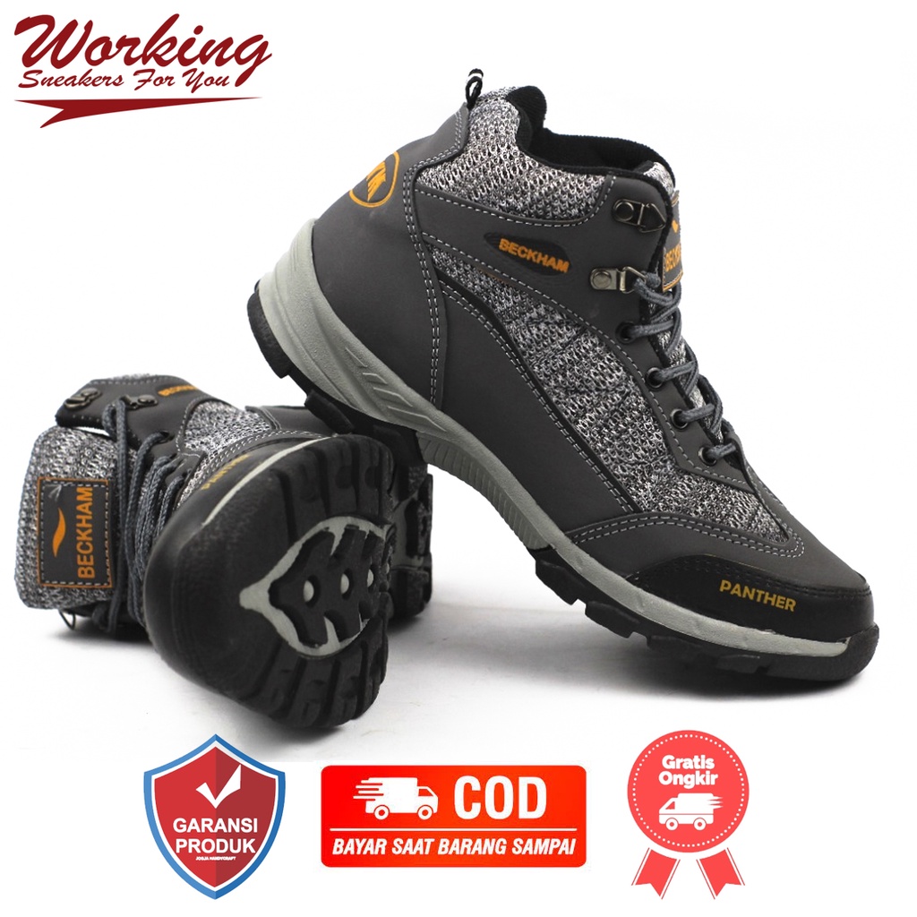 Sepatu Pria Working Boot Panther Sepatu Hiking Import