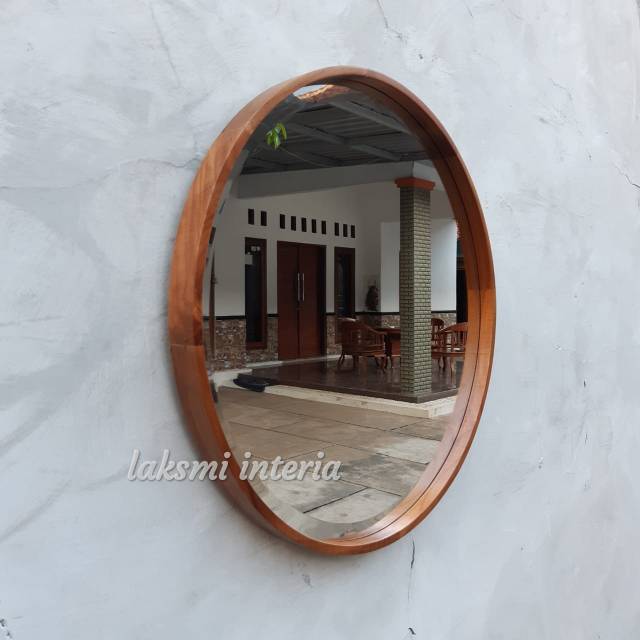 cermin bulat/ cermin bulat minimalis/ round mirror