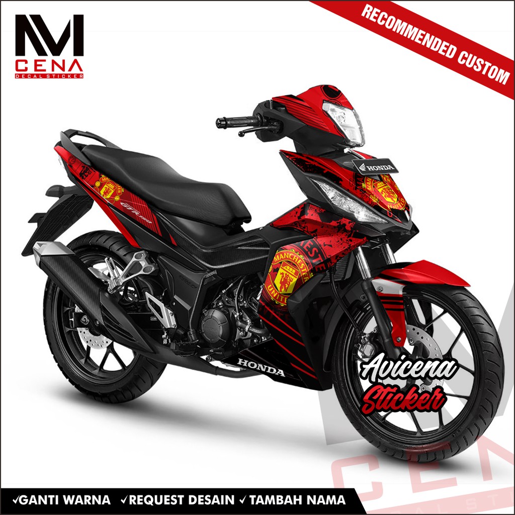 Sticker Decal Honda Supra GTR 150 Decal Sticker Supra GTR Sticker Striping Decal Supra GTR MU