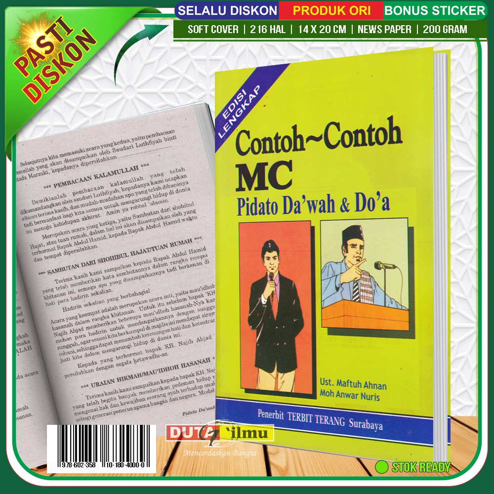 Contoh Contoh Mc Pidato Dakwah Doa Terbit Terang Shopee Indonesia