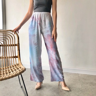  Tie  Dye  Kulot  Pants vocadue Shopee Indonesia