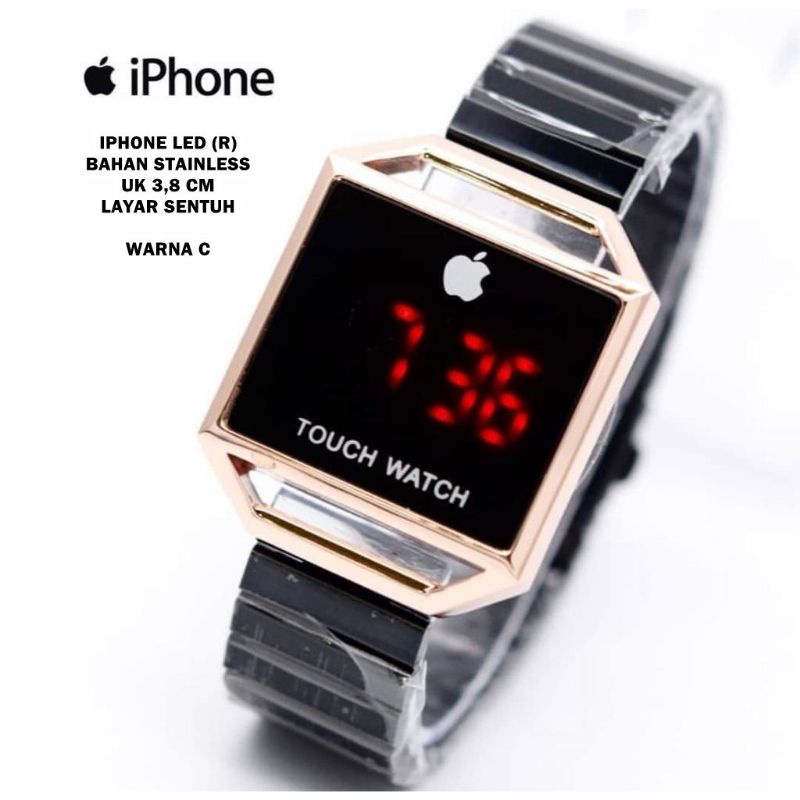 Jam tangan iPhone LED Rantai touch screen