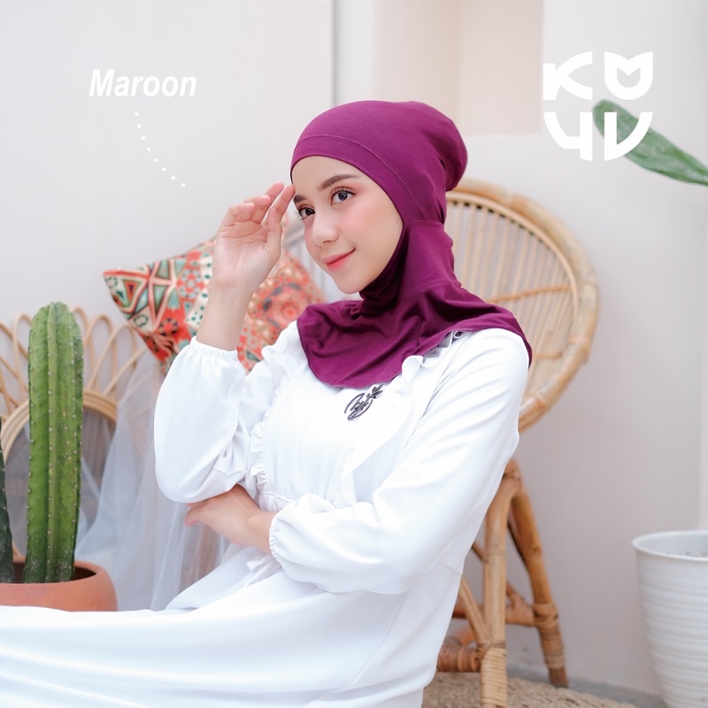 Koyu Hijab Iner Ninja Jersey Anti Gerah