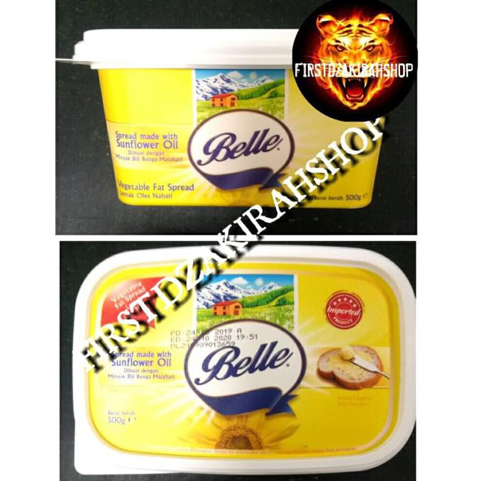 

belle butter belle margarine spread made with sunflower oil 500gr