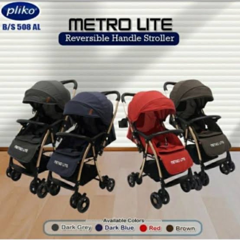 Stroller Pliko BS 508 AL METROLITE