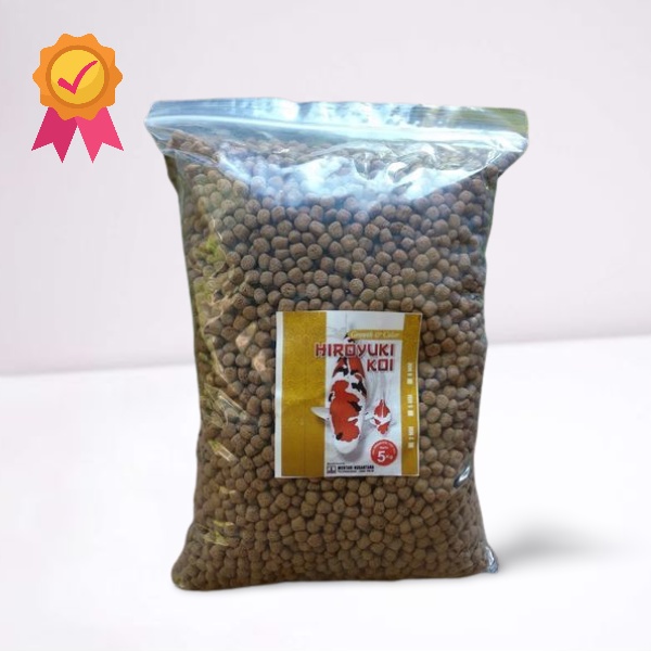 Jual Pakan Ikan Koi HIROYUKI GROWTH COLOR SIZE M 5 Mm Repack 1 Kg