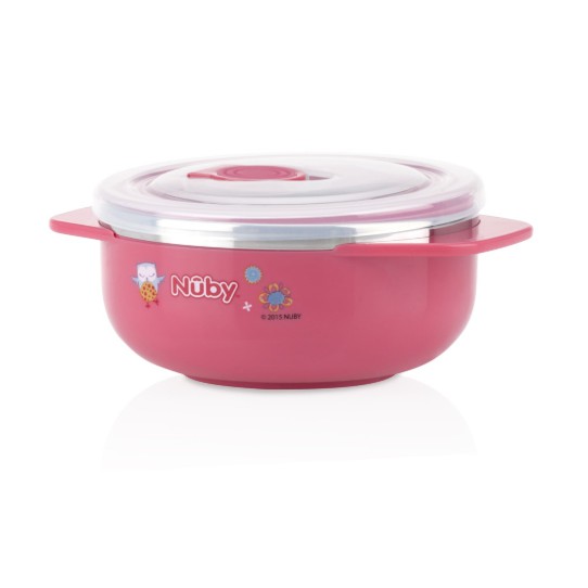 Nuby Stainless Owl Bowl  &amp; Monkey 250Ml