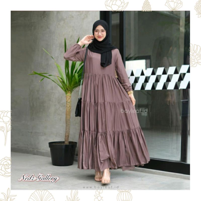 Hexa Dress Gamis by Bayleaf.id. Gamis dewasa premium.
