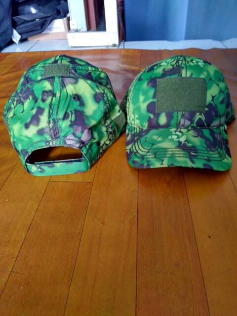 TOPI VELCRO CAMO PERBAKIN KRYPTEK