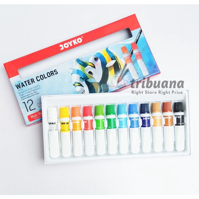 

air-cat- cat air/water color titi 12 warna -cat-air.