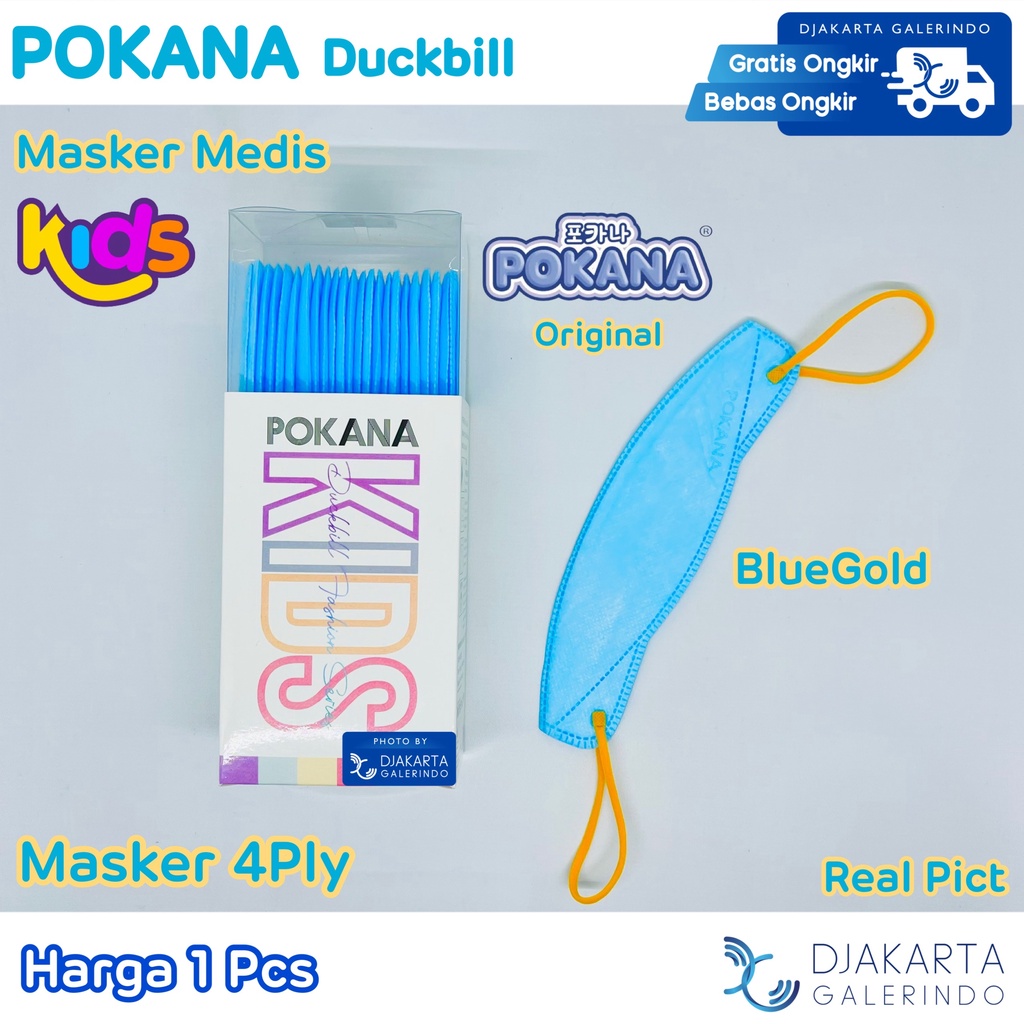 Masker POKANA KIDS Duckbill Fashion Series / Masker POKANA Anak