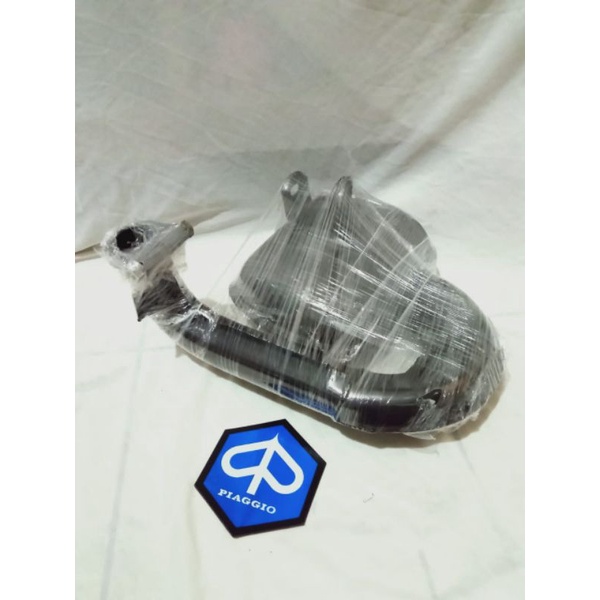 Knalpot bigbox Vespa leher PRESAN rapih suara halus kualitas bahan bagus