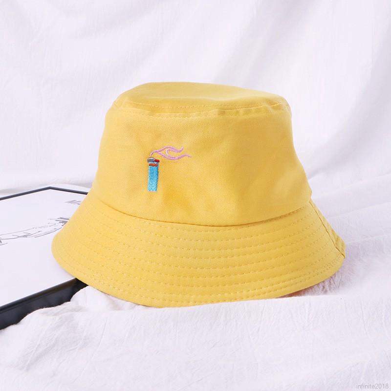  Topi Bucket  Fisherman Unisex Vintage untuk Musim Panas 