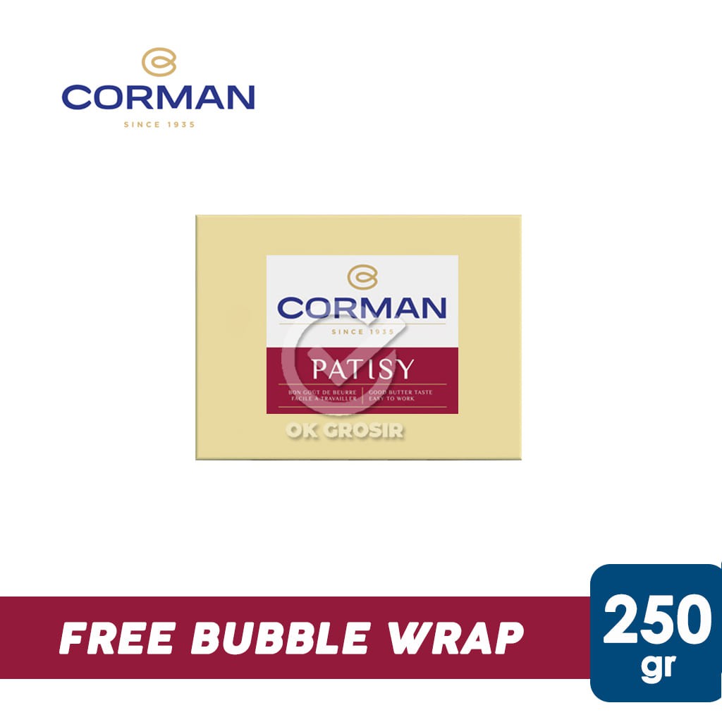 

Corman Patisy Butter Sheet Potong 250 gr (Fat Content 78%) KHUSUS INSTANT