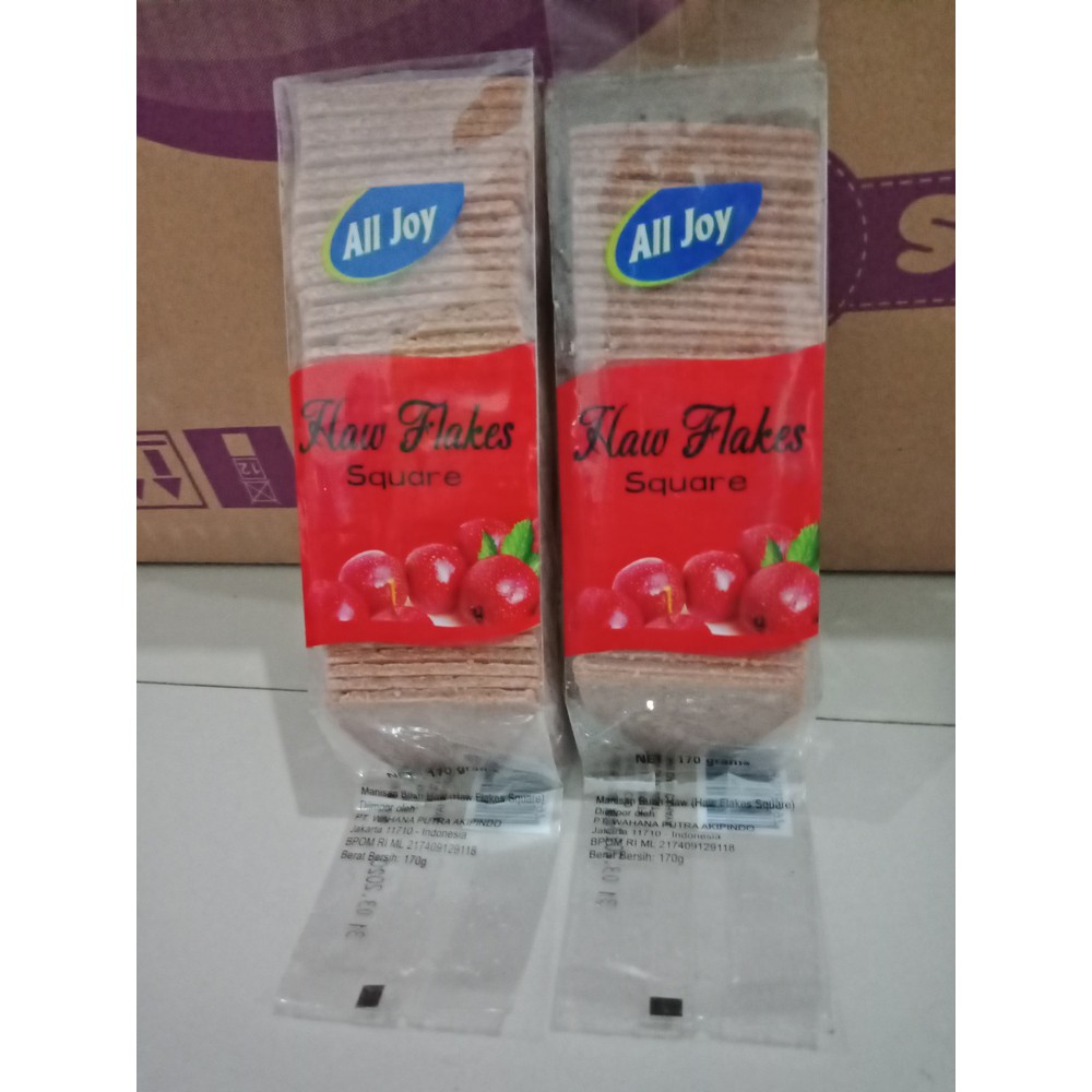 

Alljoy haw flakes square 170 gr