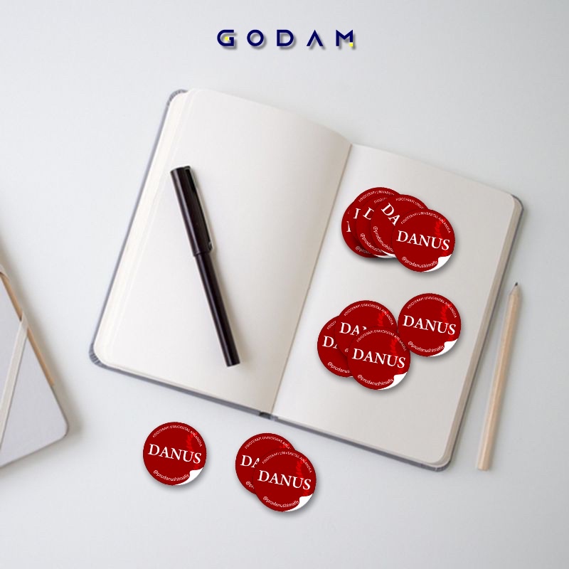 Stiker Logo Kemasan Custom | Sticker Logo Produk Custom | Stiker Makanan minuman
