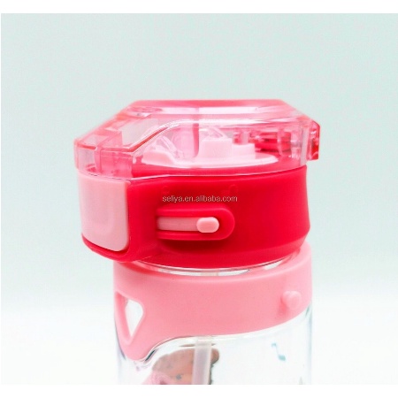 Botol Minum / Tempat Minum SELIYA 2556 Tali Karakter Anak-anak BPA FREE 450ml