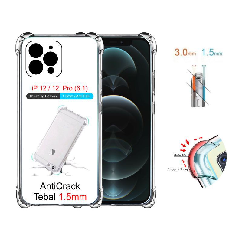 tranparant 1.5 mm case iphone 11 pro x xs 6 6s plus samsung note 9 s10 plus a50 a50s a30s oppo a3s realme c1 vivo y91c y17 y12 y15